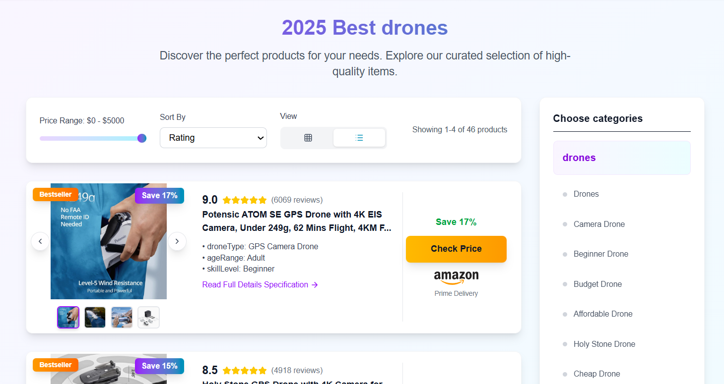 BestGearBuy – Affiliate Product Discovery Platform