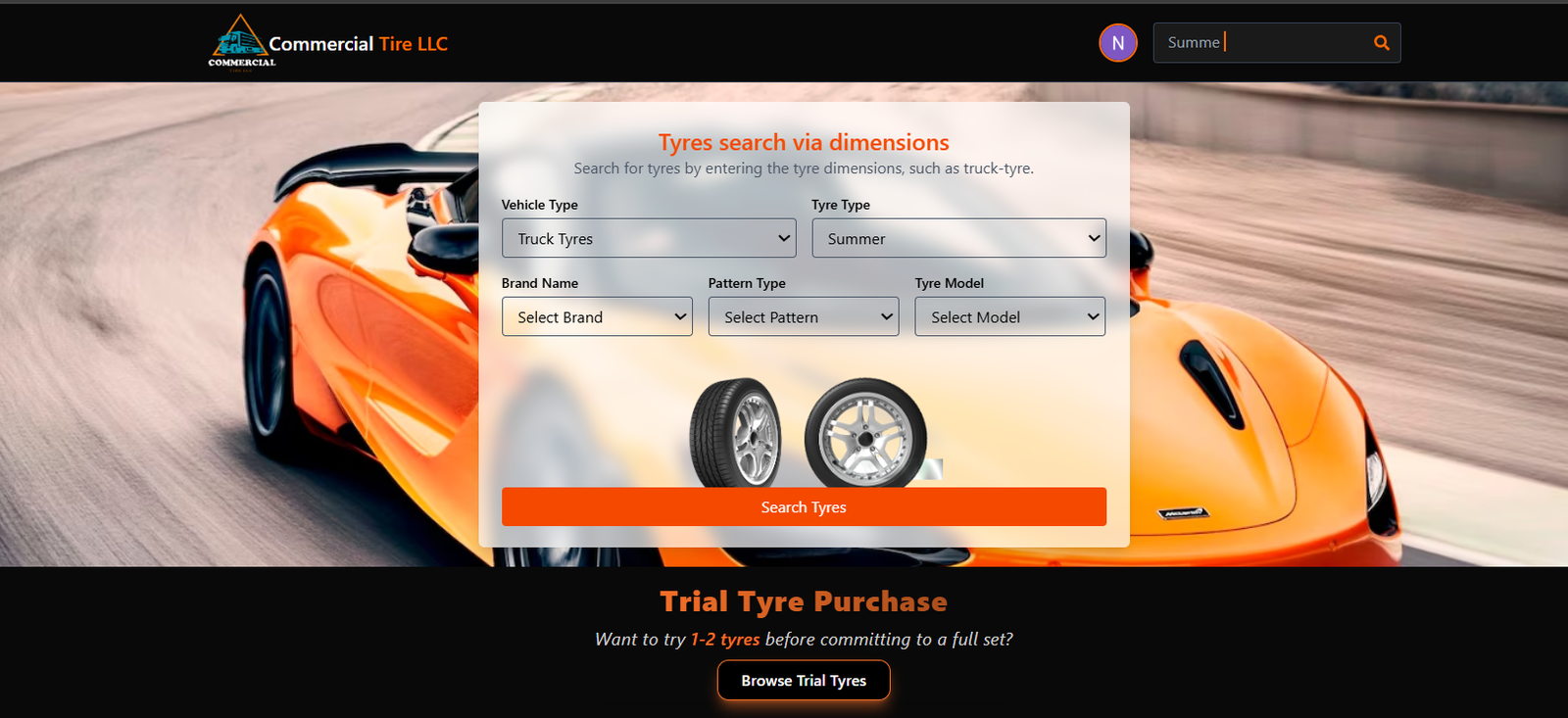 Commercial Tyre LLC – Bulk Tyre Sales & Management System